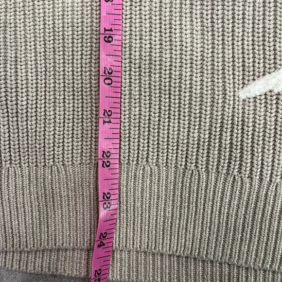 Tommy Bahama Breezy Palm Crewneck Pullover Knit Sweater Womens Oatmeal Gray XL - Picture 5 of 6